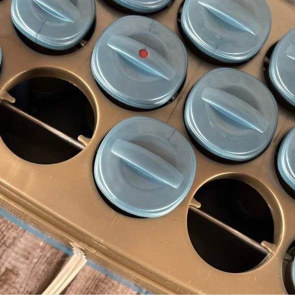 Conair Ion Shine Hot Rollers 20 Flocked Velvet 3 Sizes - Picture 9 of 11